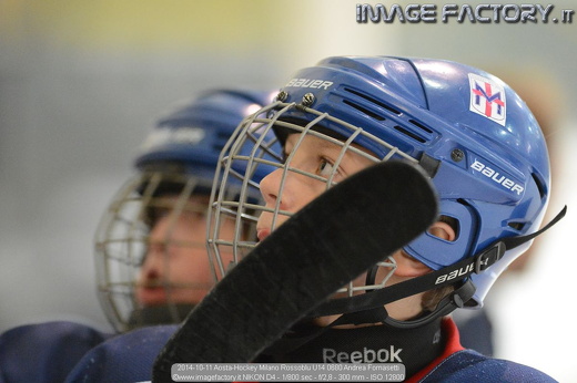 2014-10-11 Aosta-Hockey Milano Rossoblu U14 0680 Andrea Fornasetti